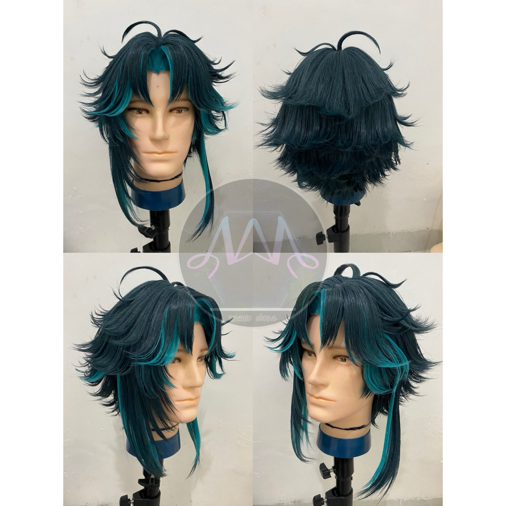 Style Wig Cosplay Xiao genshin Impact