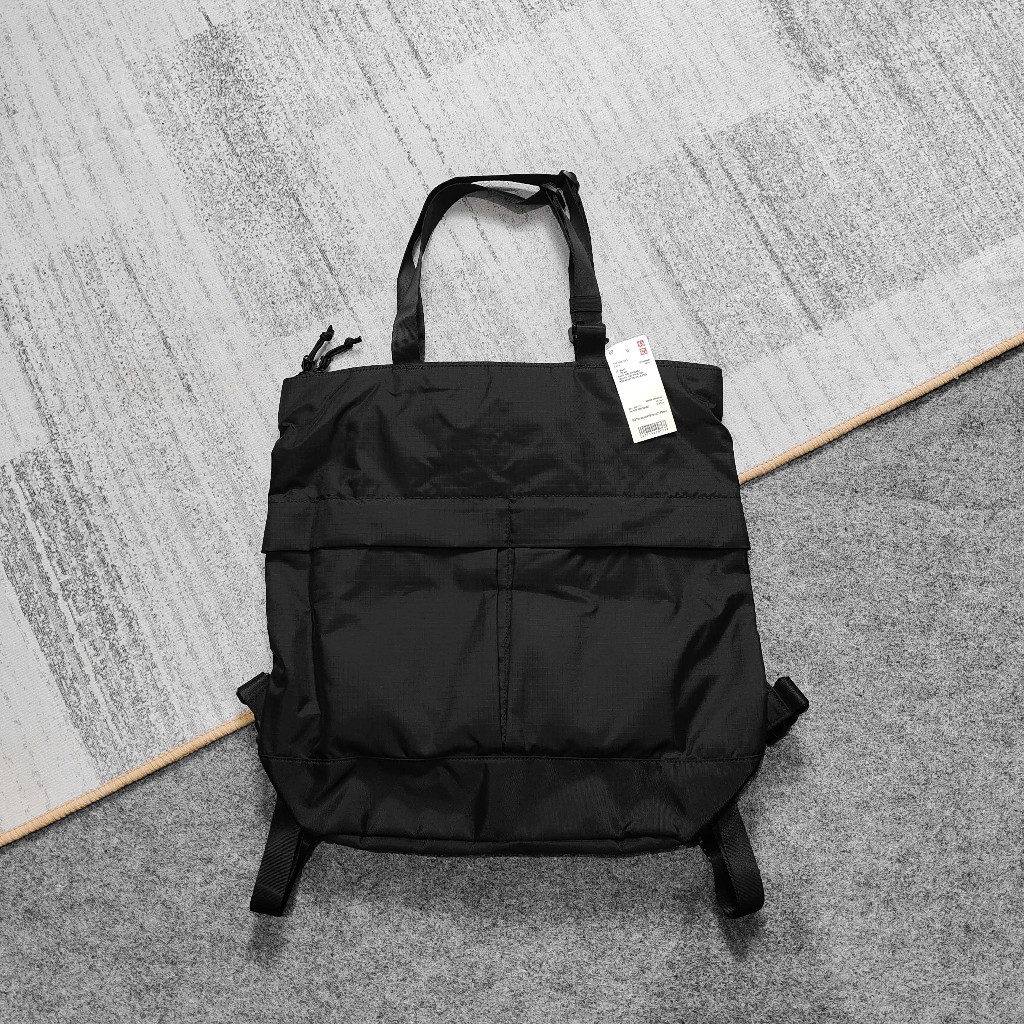 Uniqlo 2Way Utility Bag Tas Ransel Tote Totepack Backpack