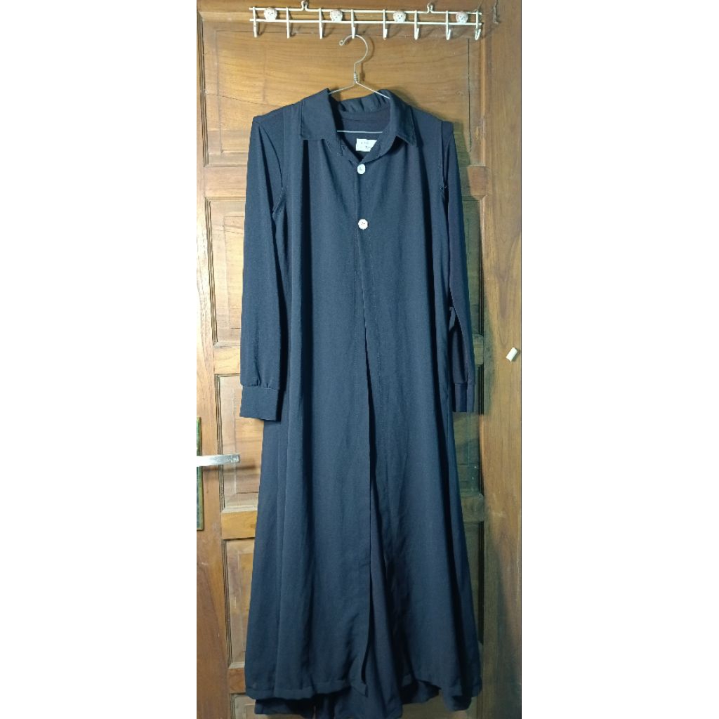 PRELOVED SET GAMIS HITAM
