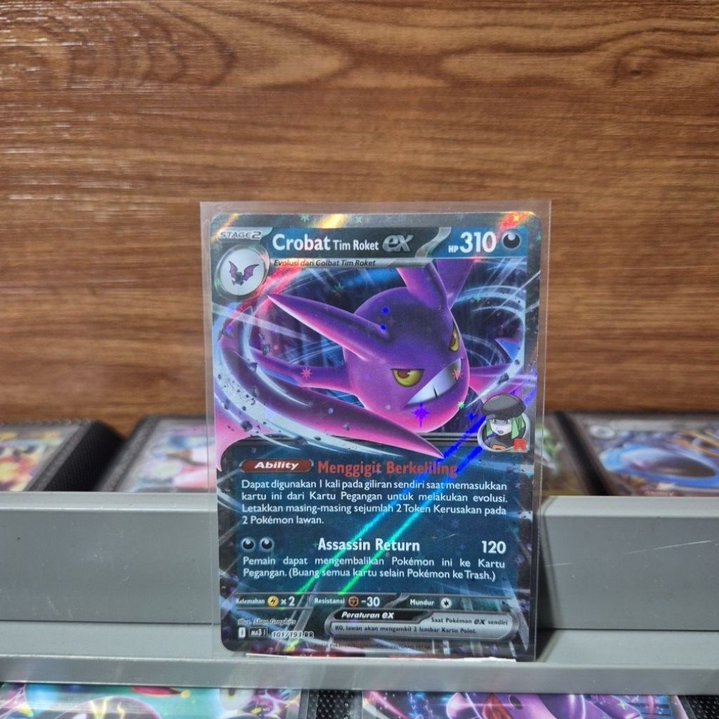 Crobat Tim Roket EX 101/193 seri Mega Impian MA3