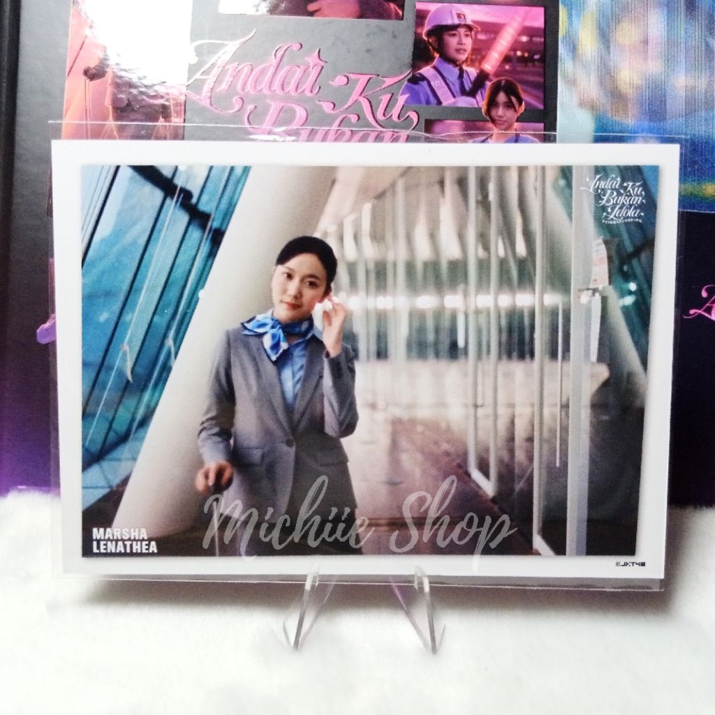 Postcard Marsha JKT48 Andai Ku Bukan Idola Official | Postcard JKT48 Marsha Andai Ku Bukan Idola