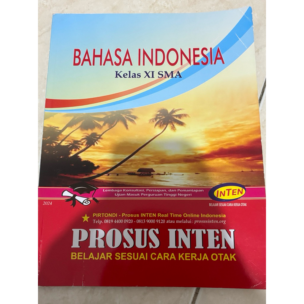 Buku inten kelas 11 Bahasa Indonesia