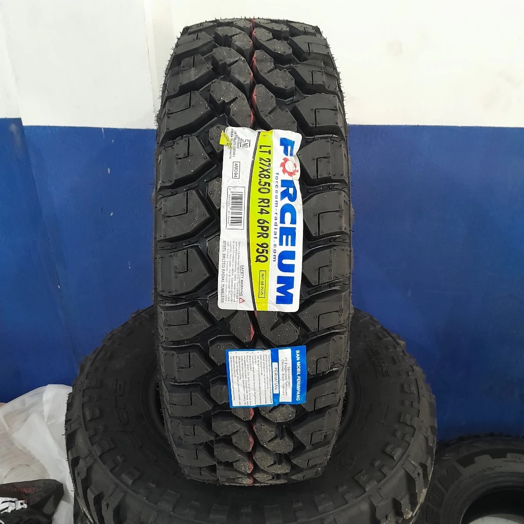 Ban Mobil Pacul Murah  R14 27 8,5 FORCEUM MT Ban Tubles