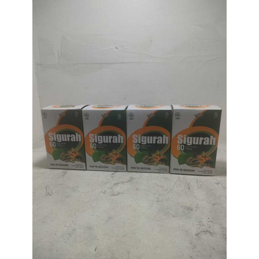 SIGURAH 60 Kapsul Ekstrak Herbal Original – Produk Herbal Alami Isi 60 Kapsul Berkualitas