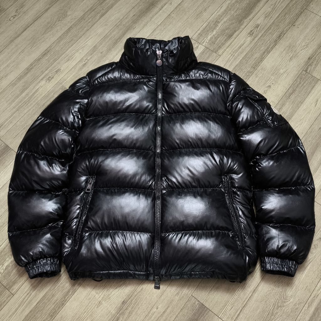 Moncler Black Puffer Down Jacket