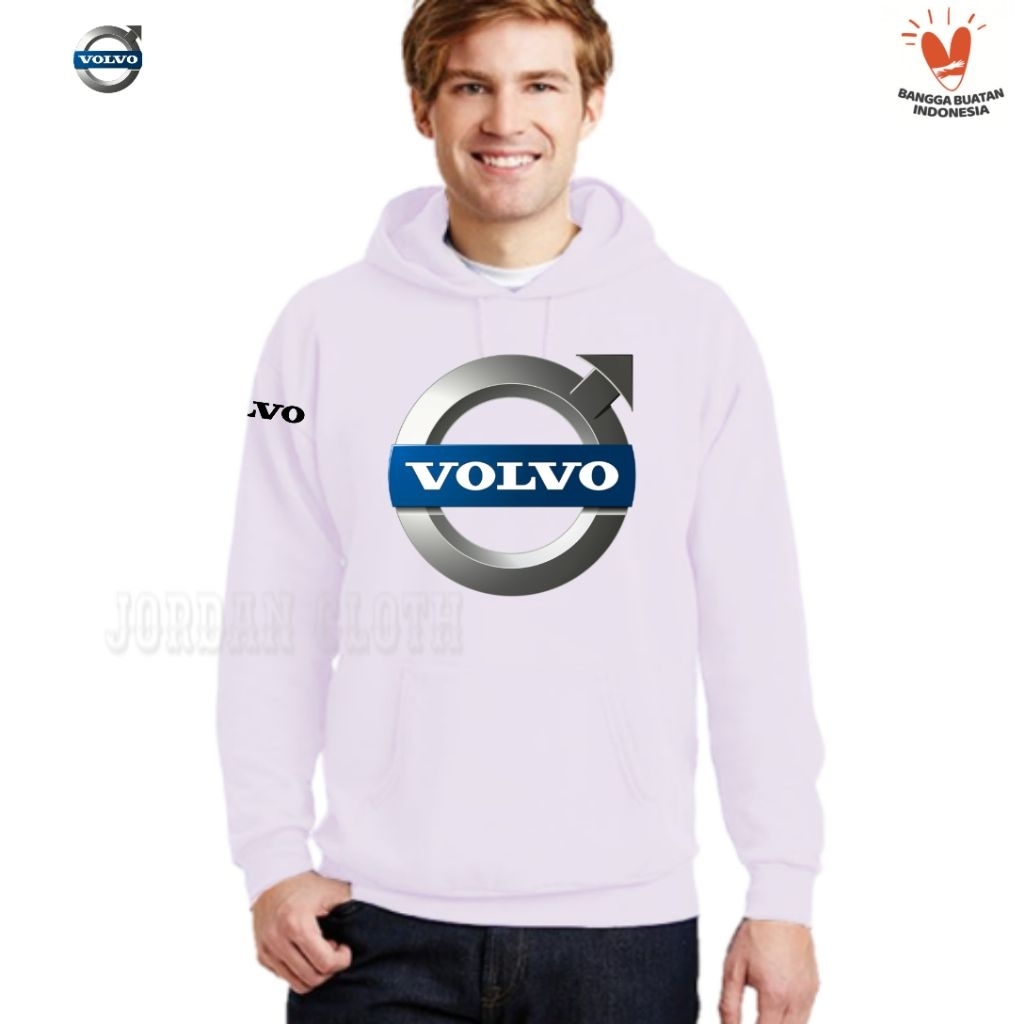 Hoodie Jaket Sweater Volvo Emblem