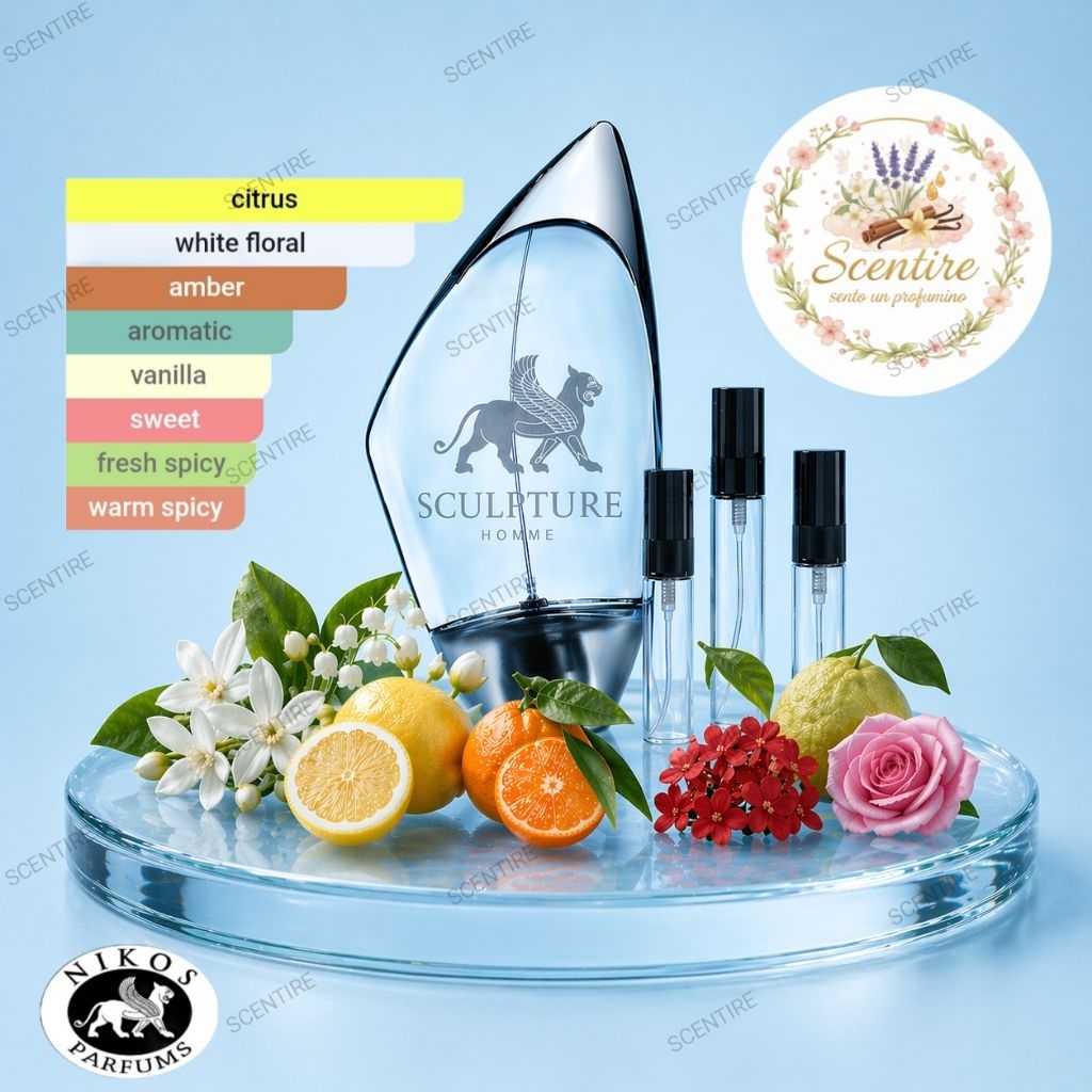 Decant | Travel size | Tester Nikos Sculpture Homme 2 mL-10 mL Share in jar