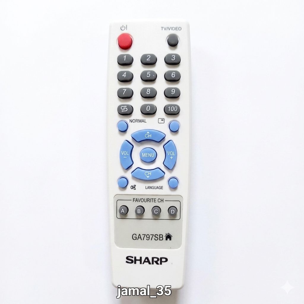 REMOTE REMOT TV SHARP PICOLLO/ALEXANDER/TABUNG/SLIM/FLAT GA797SB