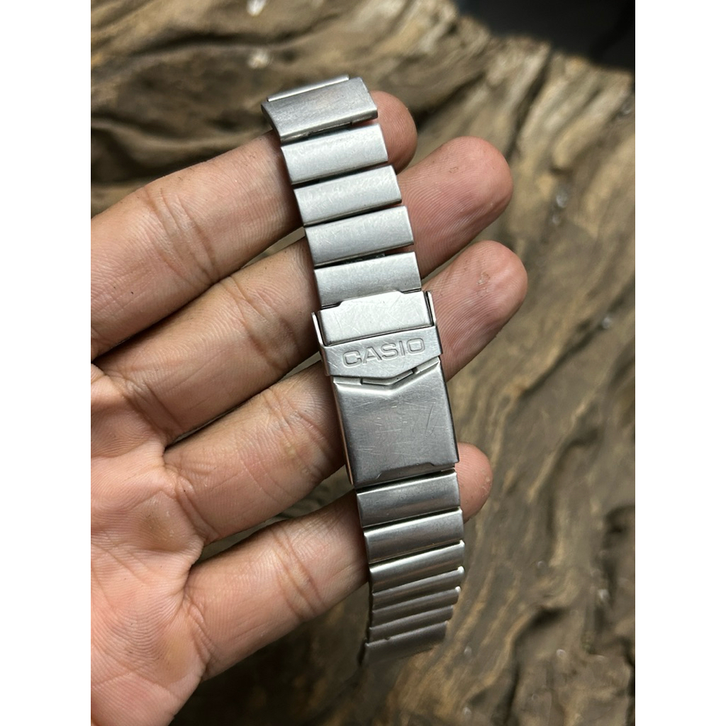 Strap Casio MTA-1000 MTA-1000D Bekas Tali Jam Original General Stainless