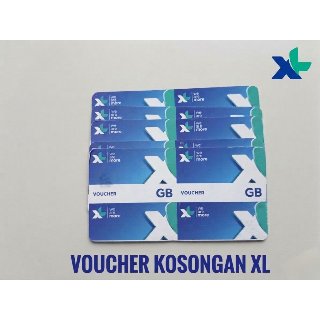 VOUCHER KOSONGAN XL || VOUCHER BAHAN XL Berlaku Nasional