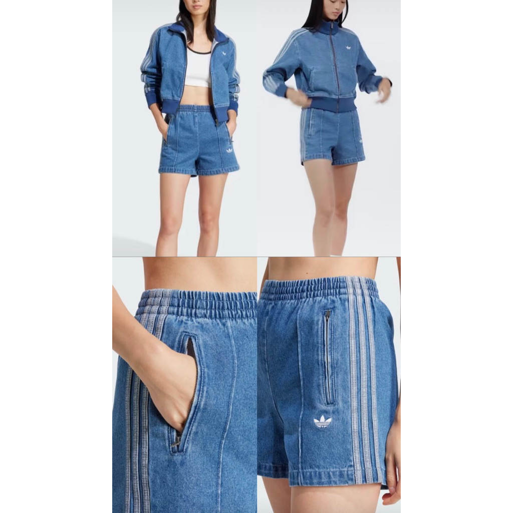 Shorts Pants Adi Denim firebird Blue
