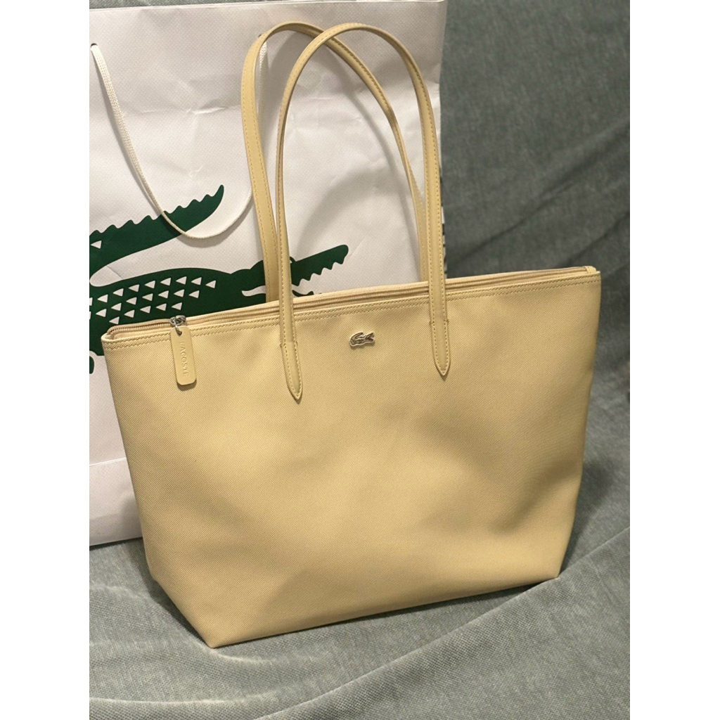 LACOSTE Concept Tote Bag Large L.12.12 PRELOVED