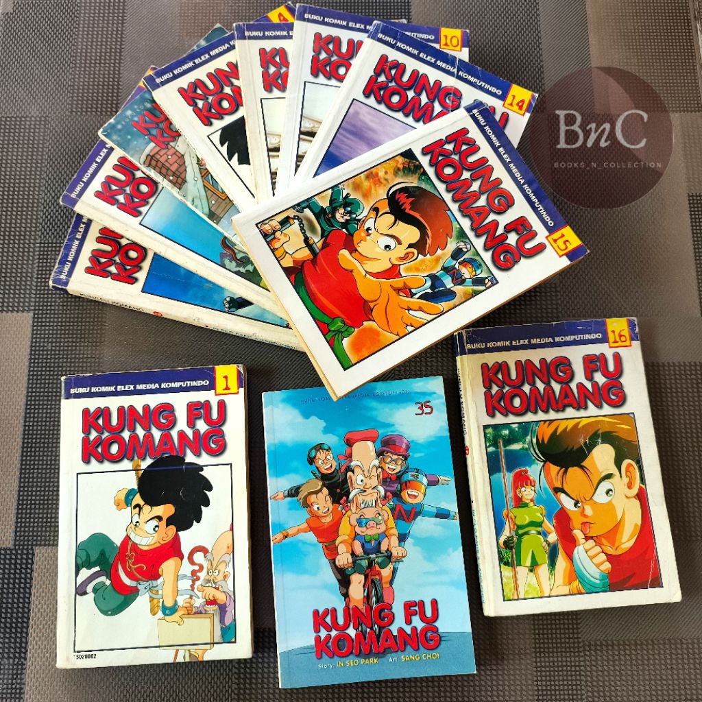 komik Kung Fu Komang bekas cabutan