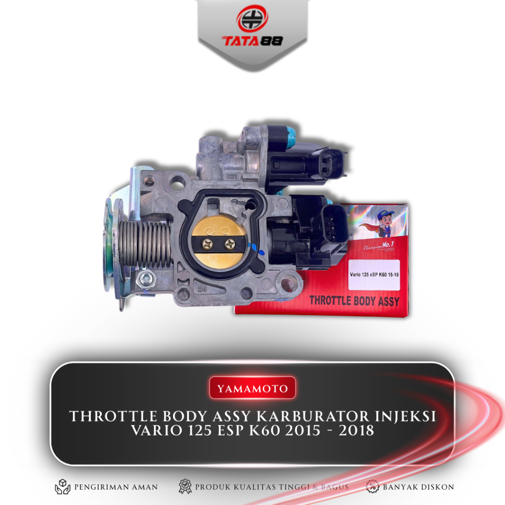 THROTTLE BODY ASSY KARBURATOR INJEKSI VARIO 125 ESP K60 2015-2018 YAMAMOTO - THROTTLE THROTLE BODY A