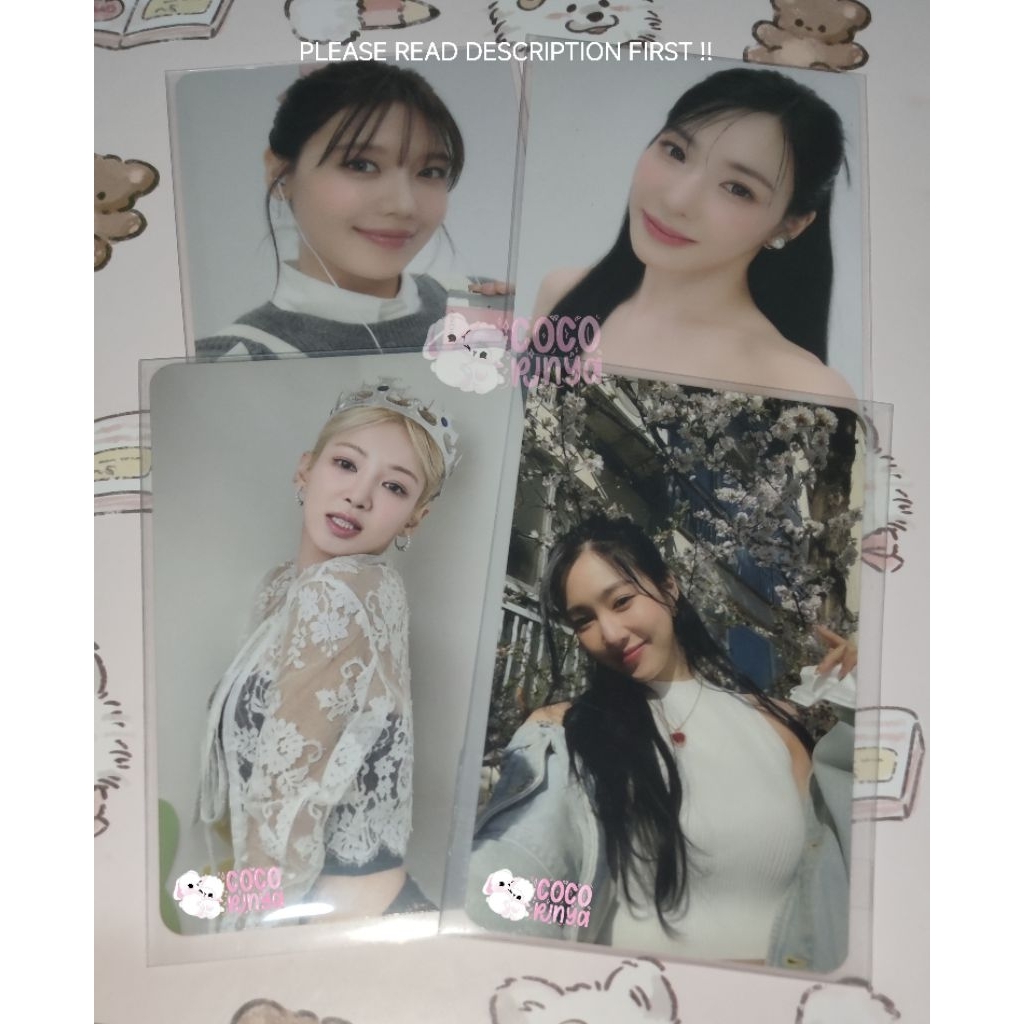 SNSD TIFFANY HYOYEON SOOYOUNG PHOTOCARD PC POCA