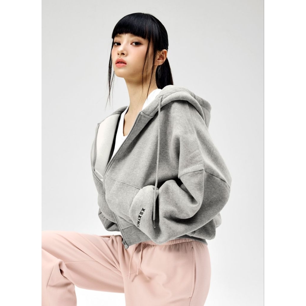 XEXYMIX XXMX NAPPING CROP HOODIE ZIP UP