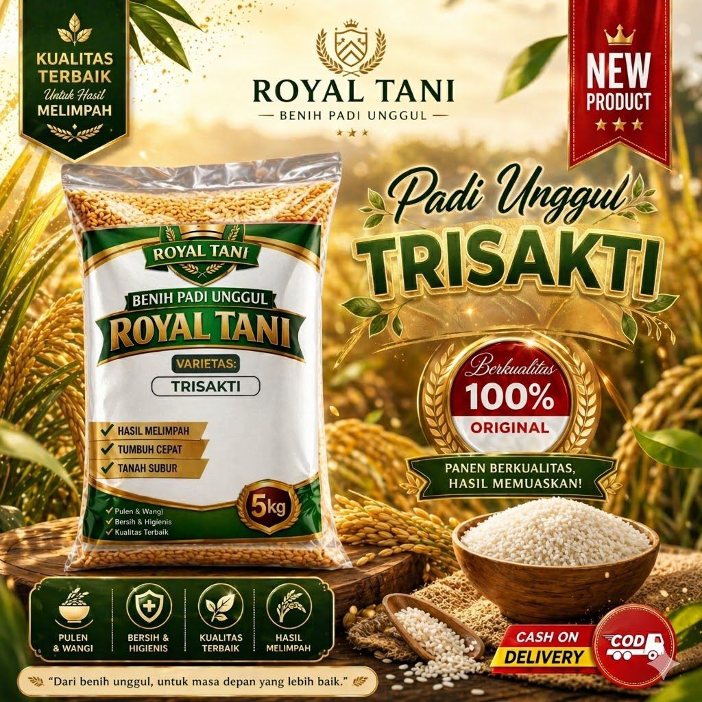 BENIH padi unggul Trisakti kemasan 5 kg