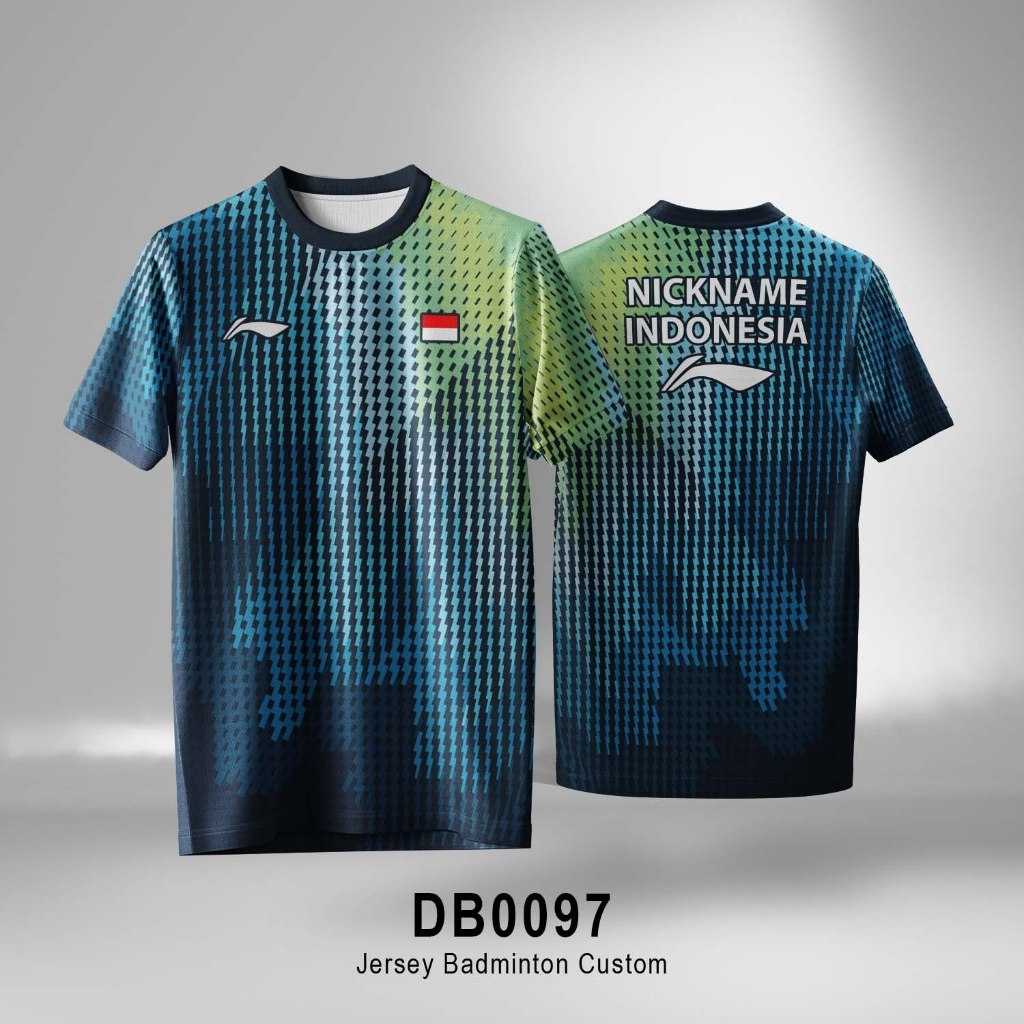 Jersey Badminton Bulutangkis Custom Logo dan Nama