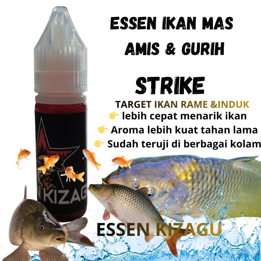 Essen oplosan amis gurih Essen ikan mas oplosan amis gurih 15ml