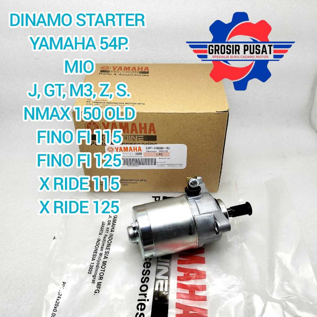 DINAMO STATER ORI YAMAHA 54P MIO J DINAMO SETATER ORIGINAL X RIDE FINO FI 125 DINAMU STARTER MIO