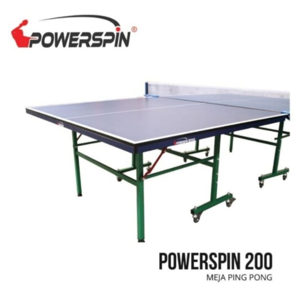 Meja Pingpong Tenismeja Powerspin 200 MDF Original Ping Pong Tenis Table Power Spin