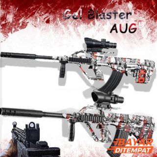 [COD]Mainan Gel Blaster M416 - SCAR - AUG Otomatis Anak Laki Perempuan/Mainan Tembakan Bubble Gel Ot