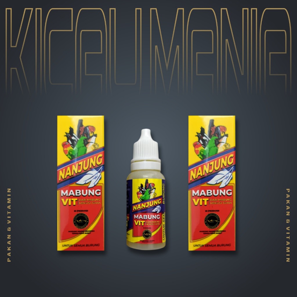 VITAMIN BURUNG MABUNG - OBAT BURUNG MABUNG - MABUNG CEPAT TUNTAS - SUPLEMEN PERCEPAT TUMBUH
