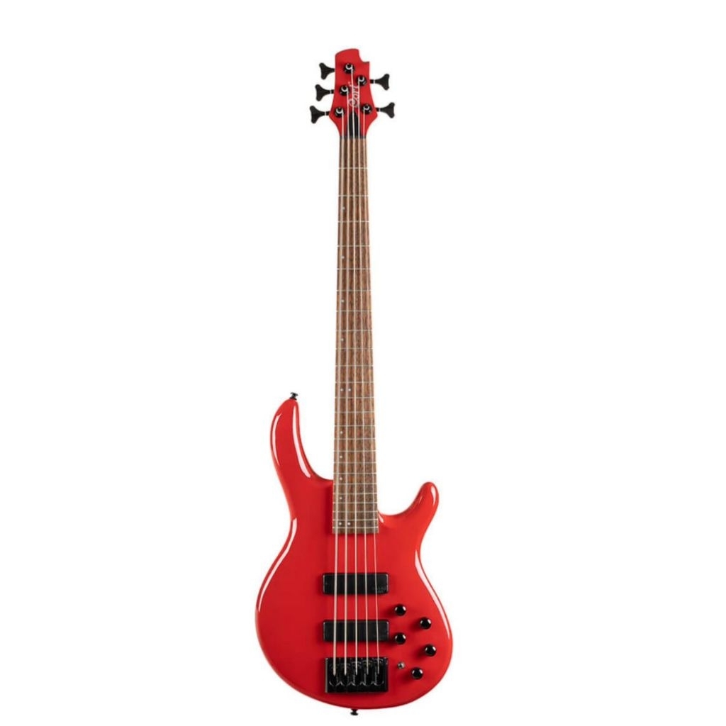 Gitar Bass Cort Artisan C5 Deluxe CRD (RED)