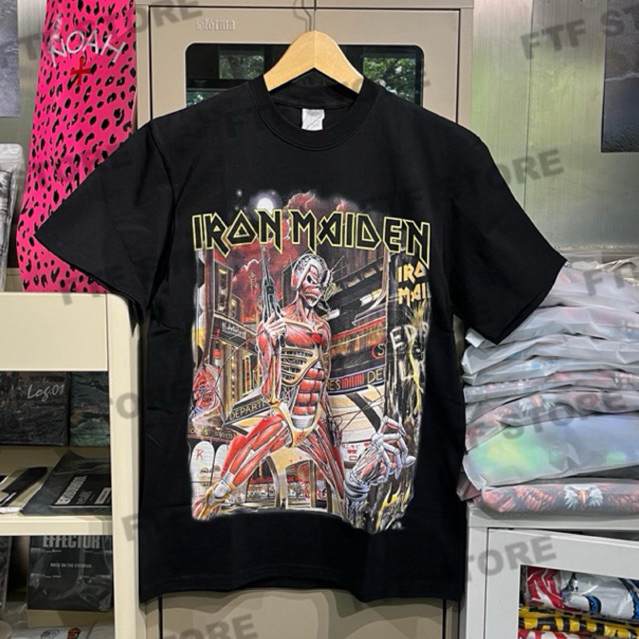 IRON MAIDEN - SOMEWHERE IN TIME BLACK