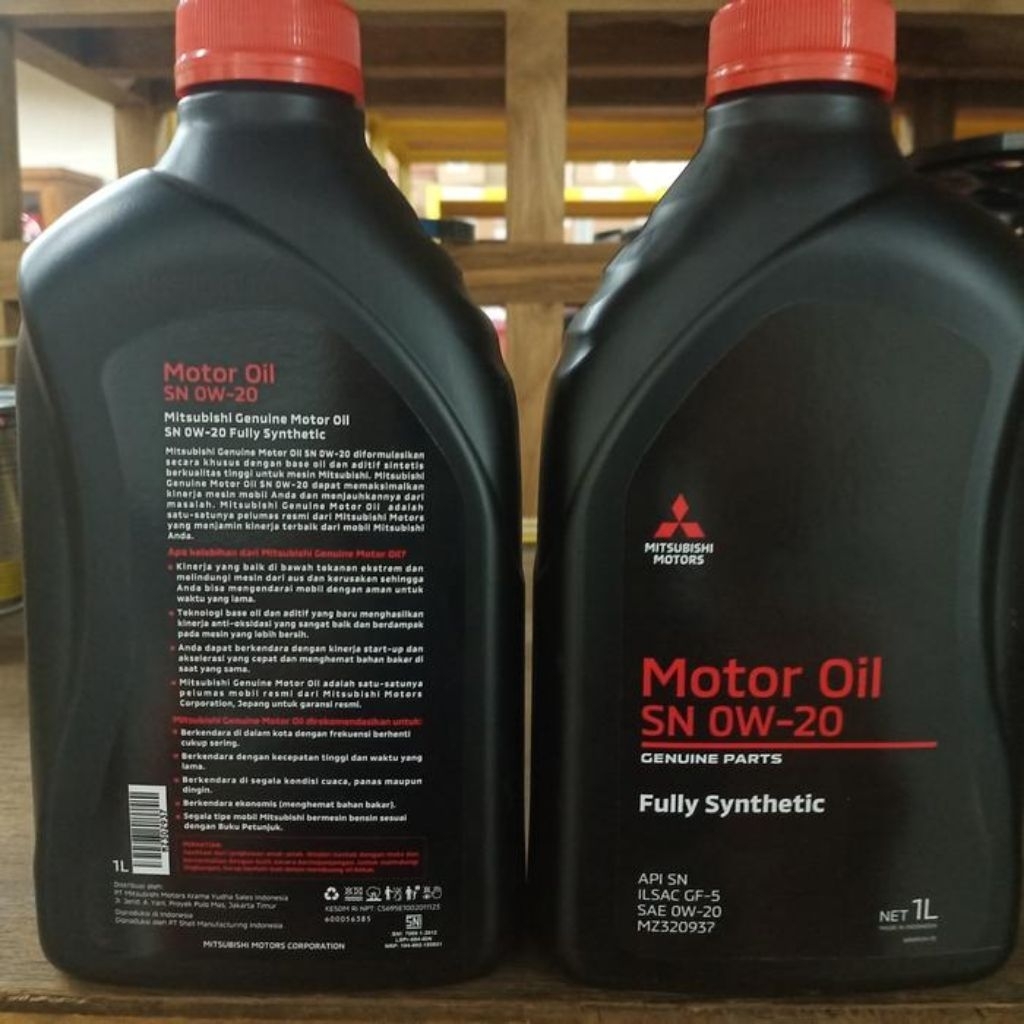 Oli Mesin Mitsubishi 0W-20 100% Original Mitsubishi