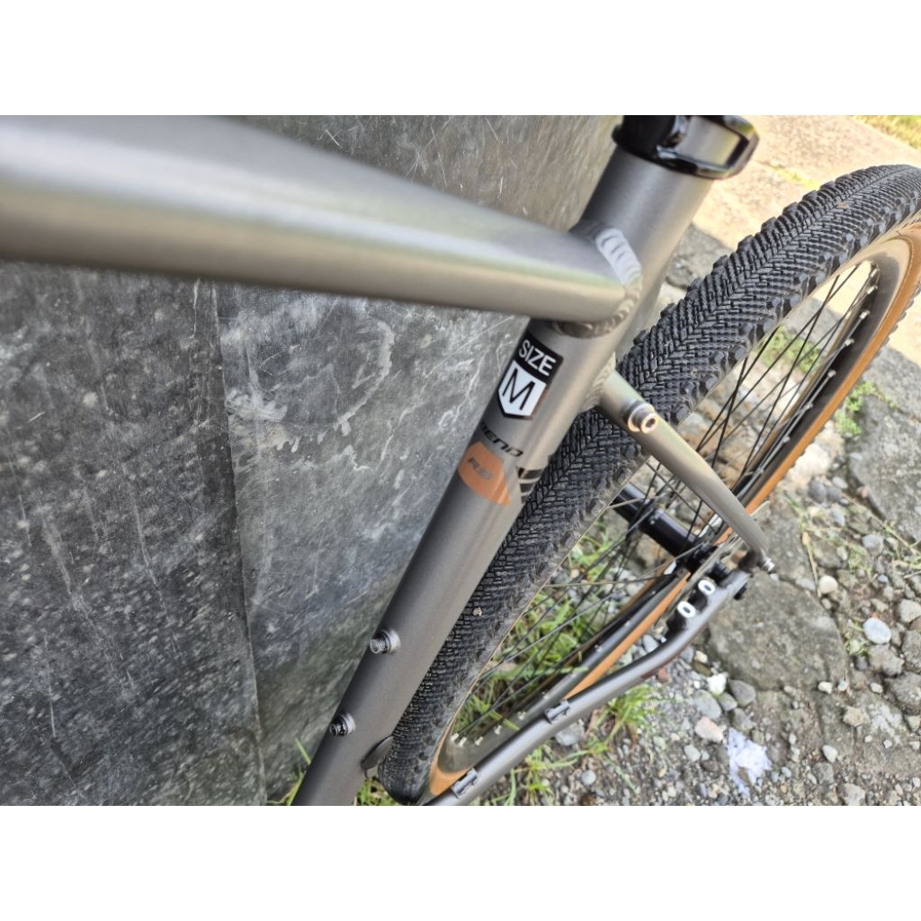 frameset gravel polygon bend r5 dan wheelset 650b x 47c bkn mosso 730