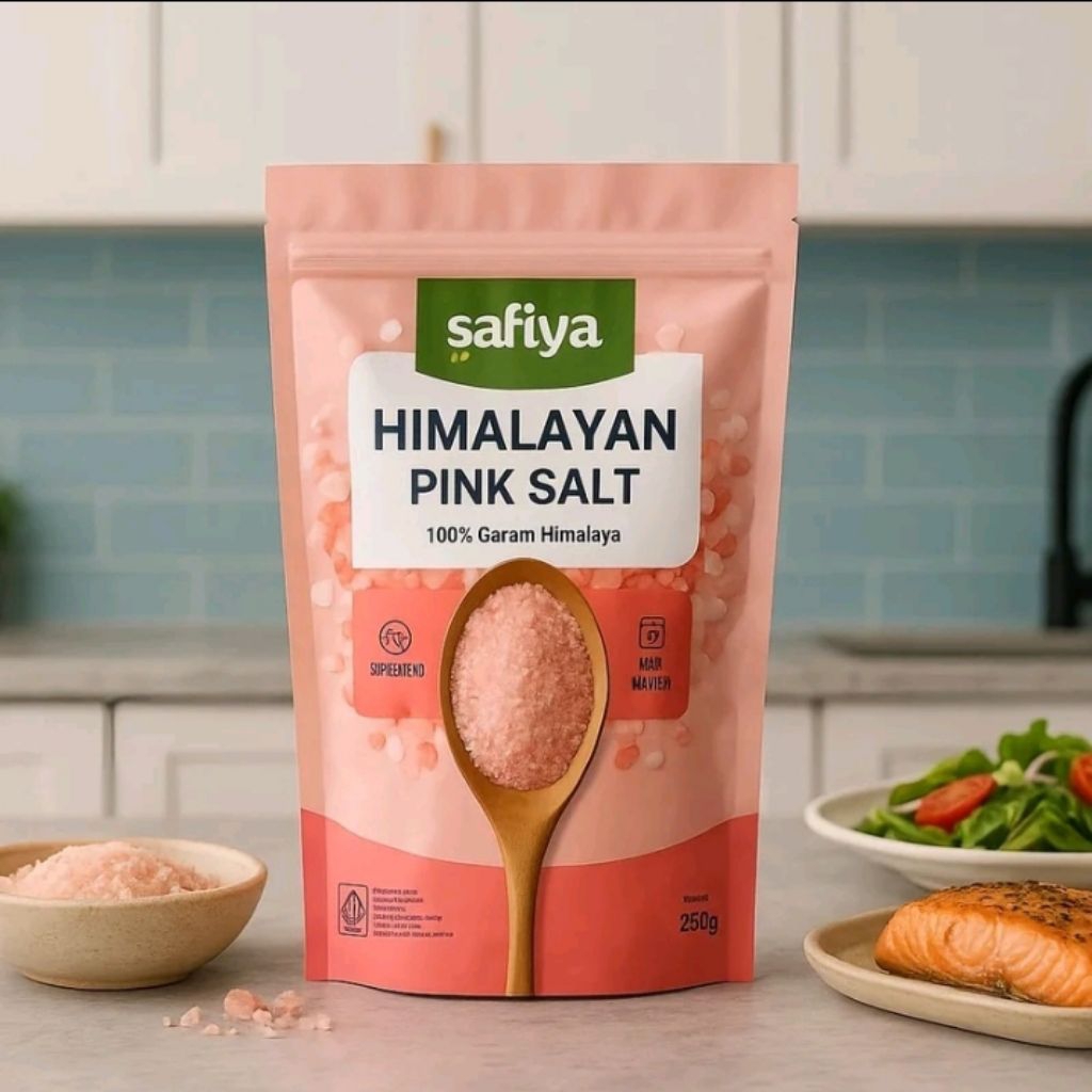 Garam Himalaya Pink 250 gr - Mineral Alami, Rendah Sodium, Sehat untuk Penderita Hipertensi