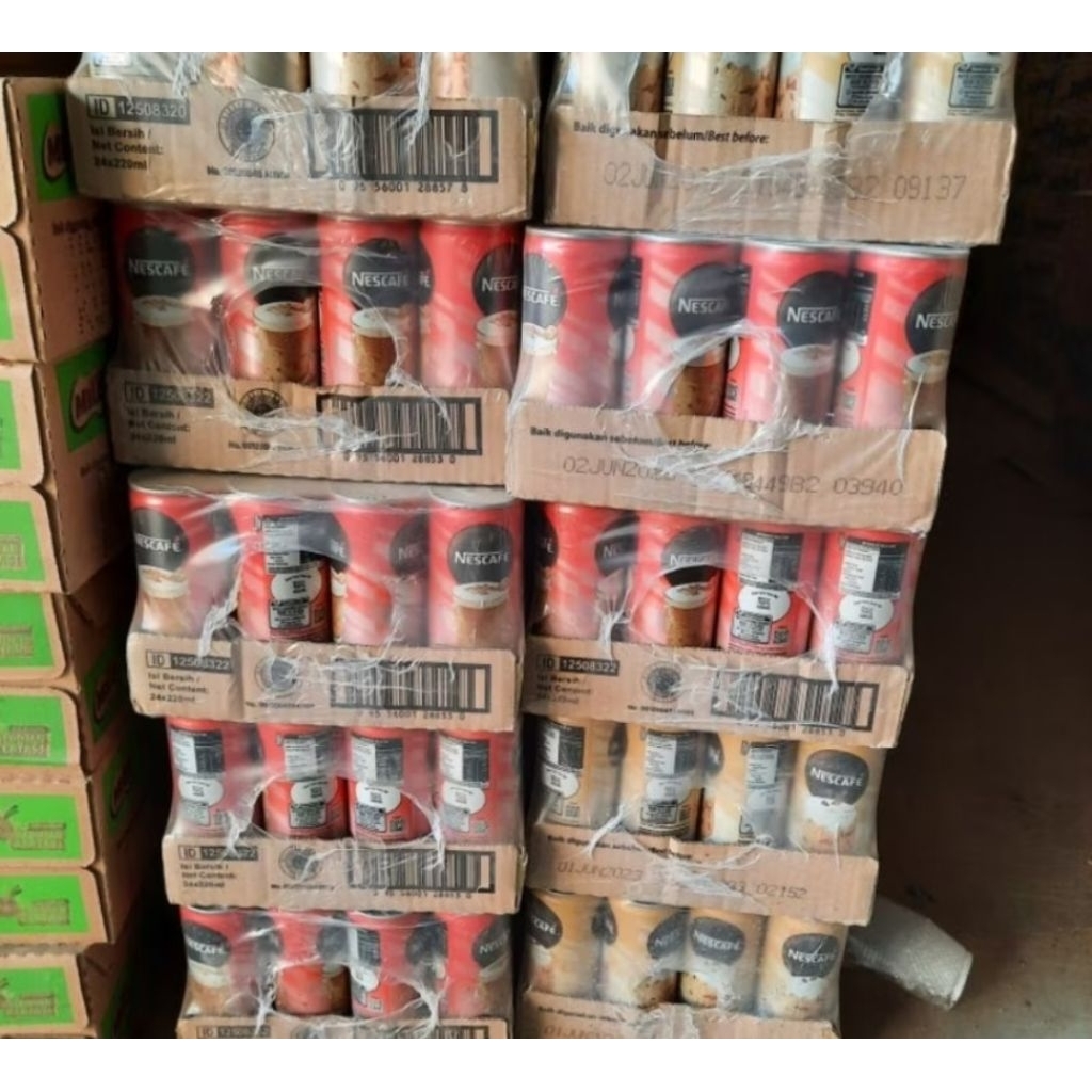 Nescafe Cappuccino 220ml 24 kaleng 1dus