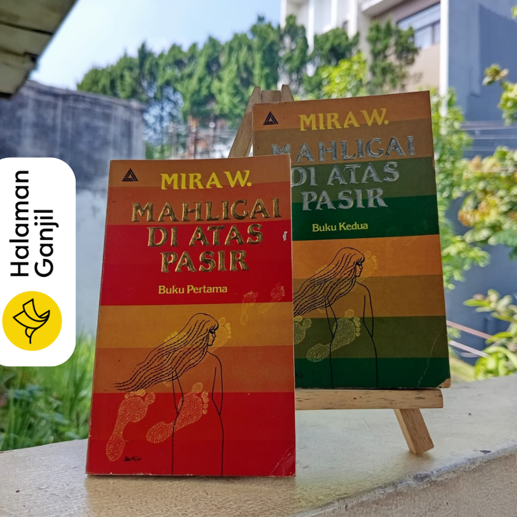 Novel Lawas Mahligai di Atas Pasir (Buku 1&2) - Mira W - Penerbit Trikarya