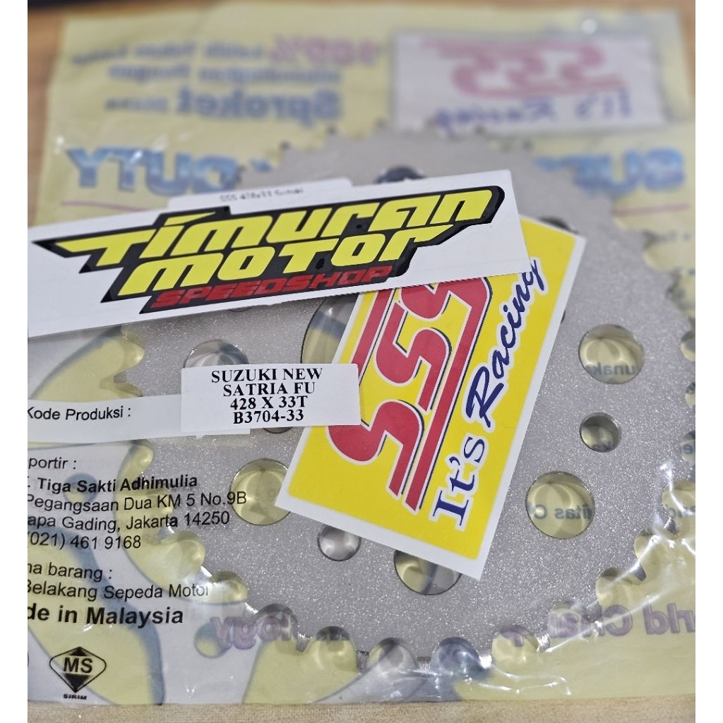 GEAR SSS 428 - 33 SUZUKI SMASH - SATRIA FU