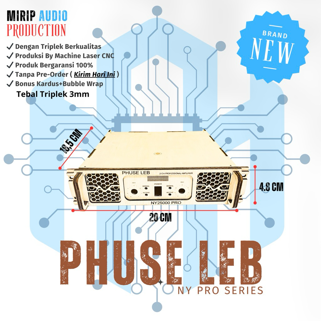 Miniatur Box Power Ampli PHUSE LEB