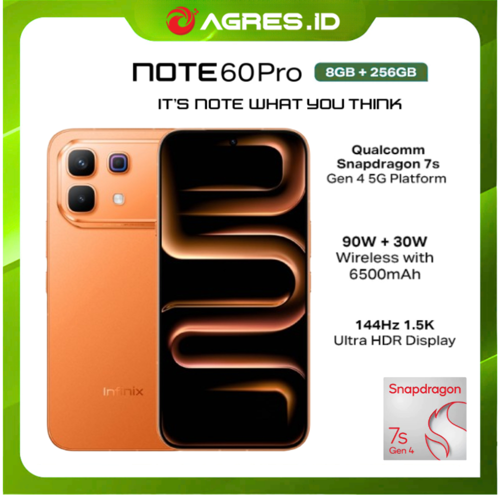 Infinix Note 60 Pro 12/256GB - Snapdragon 7s Gen 4 - 6.78” 1.5K Amoled - 50MP - 6500 mAh - 90W