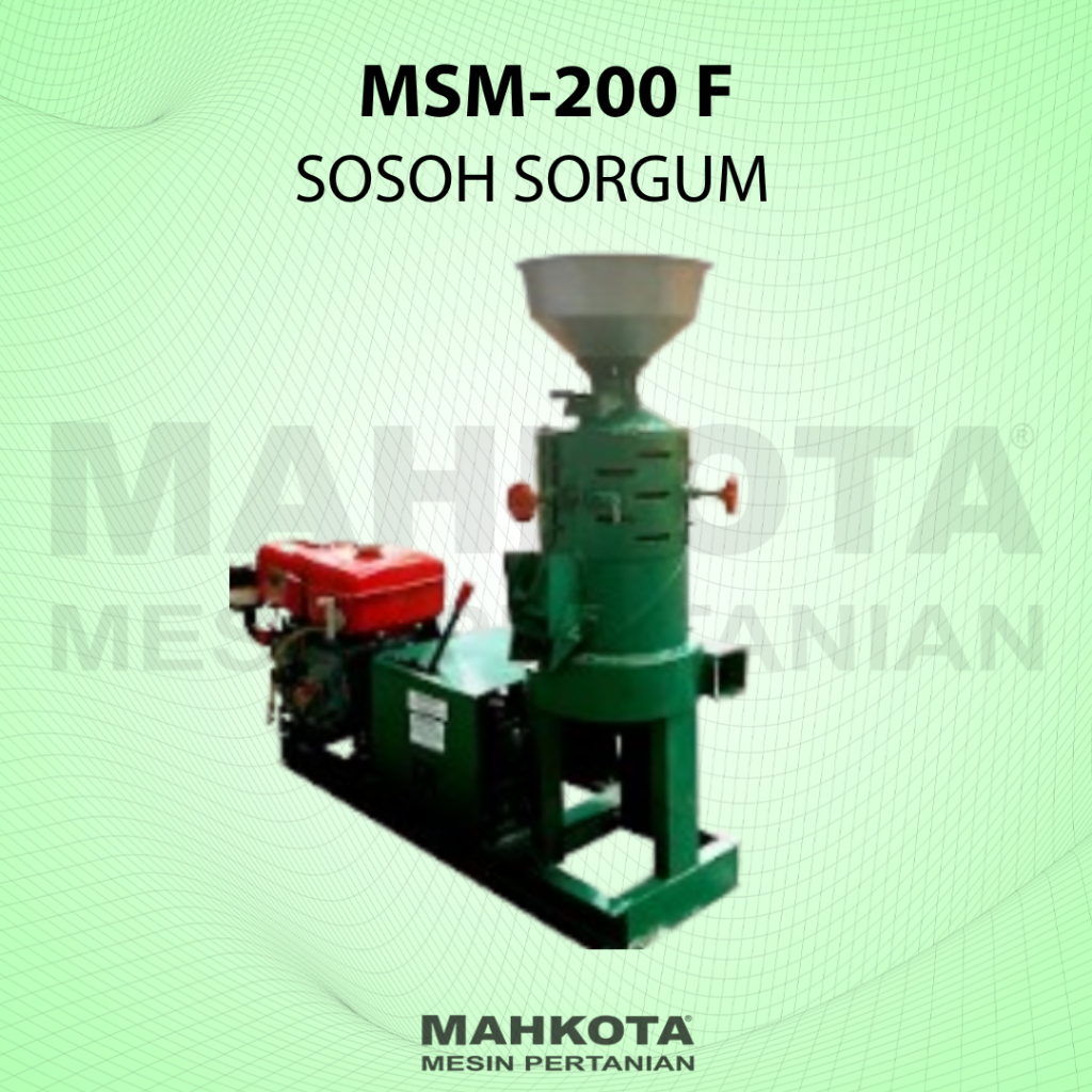 MAHKOTA MESIN SOSOH SORGUM SORGUM MILL MSM-200 F (GARANSI RESMI)