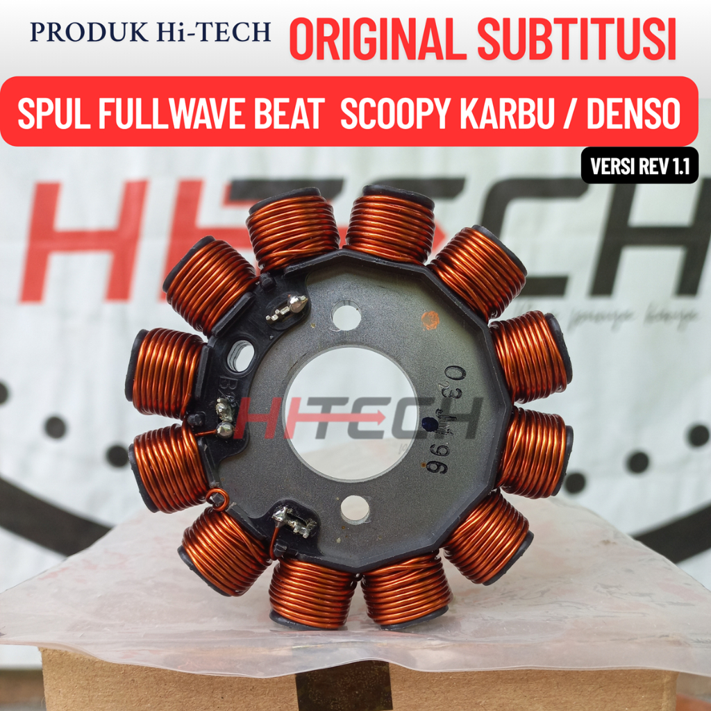 SPUL BEAT KARBU FULLWAVE SCOOPY SPACY SUBTITUSI KVY 962 STATOR ONLY