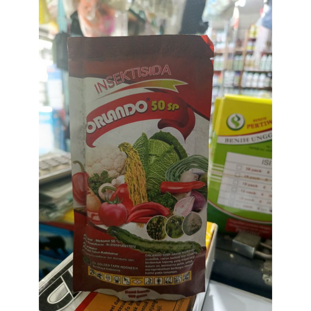 ORLANDO 100GR INSEKTISIDA SISTEMIK METOMIL 50% untuk hama tanaman