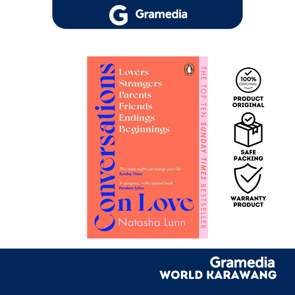 Gramedia Karawang - Buku Self Improvement - Conversations on Love - Natasha Lunn - English Version -