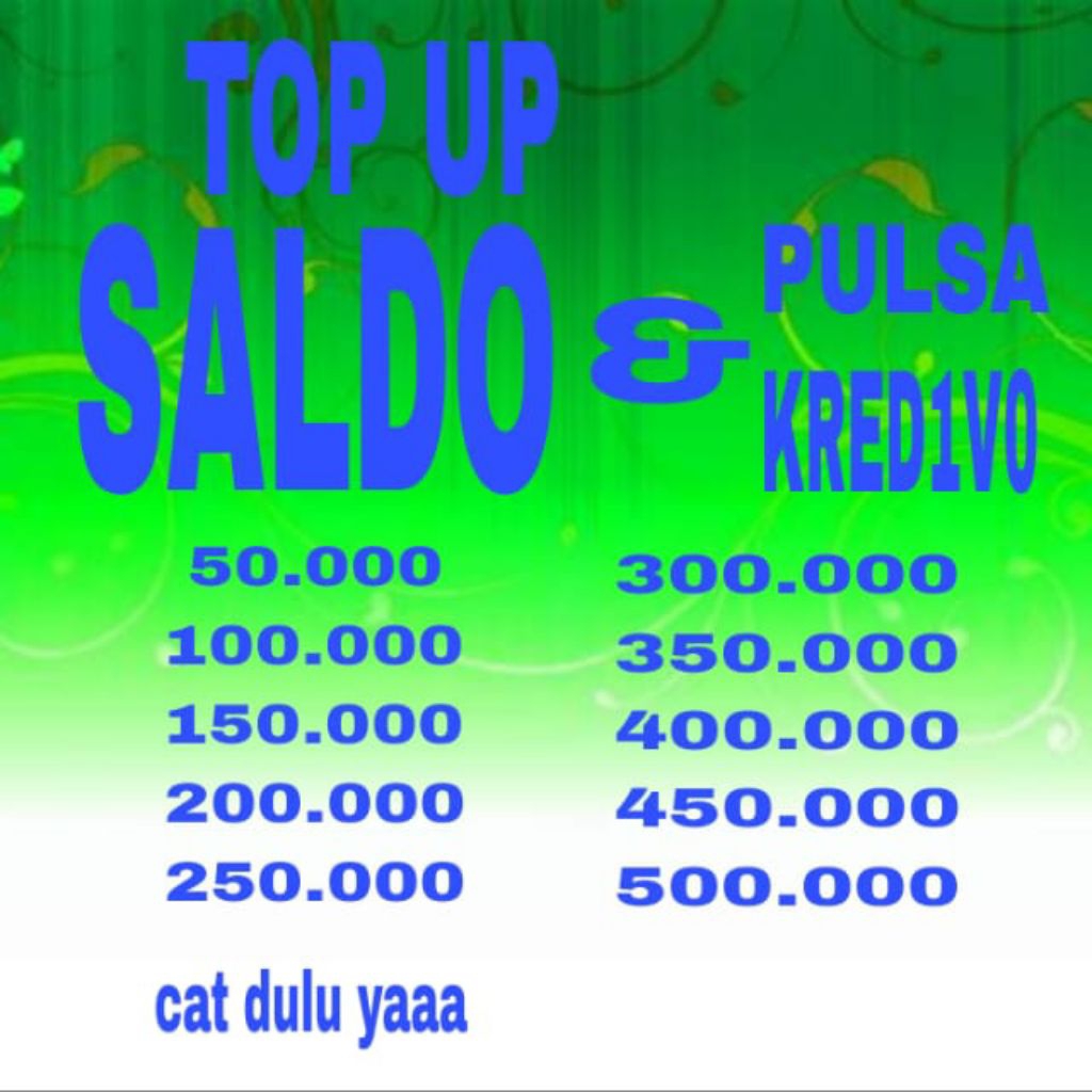 TERLARIS SALDO/PULSA IM3 ALL KRED1V0 50K KESEMUABISA