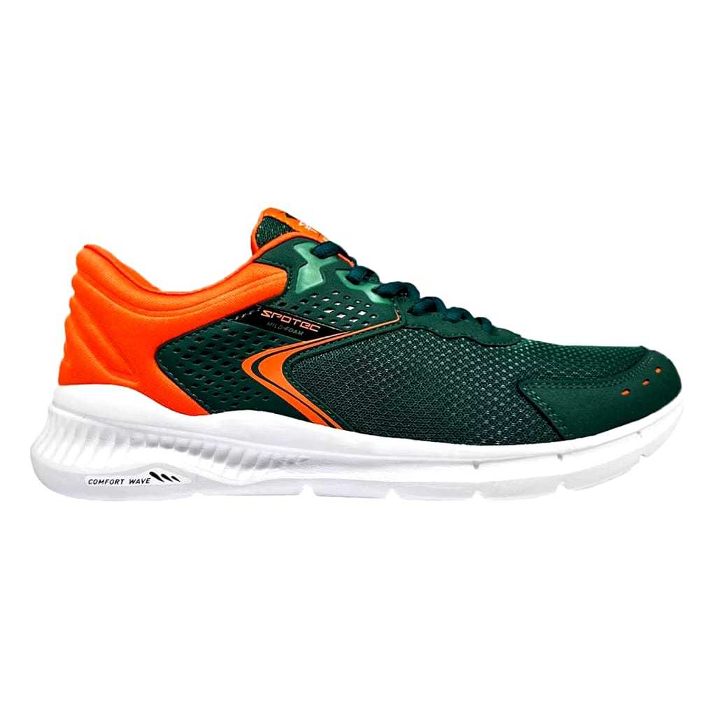 SPOTEC Sepatu RUNNING Art BLITZER HIJAU/ORANGE