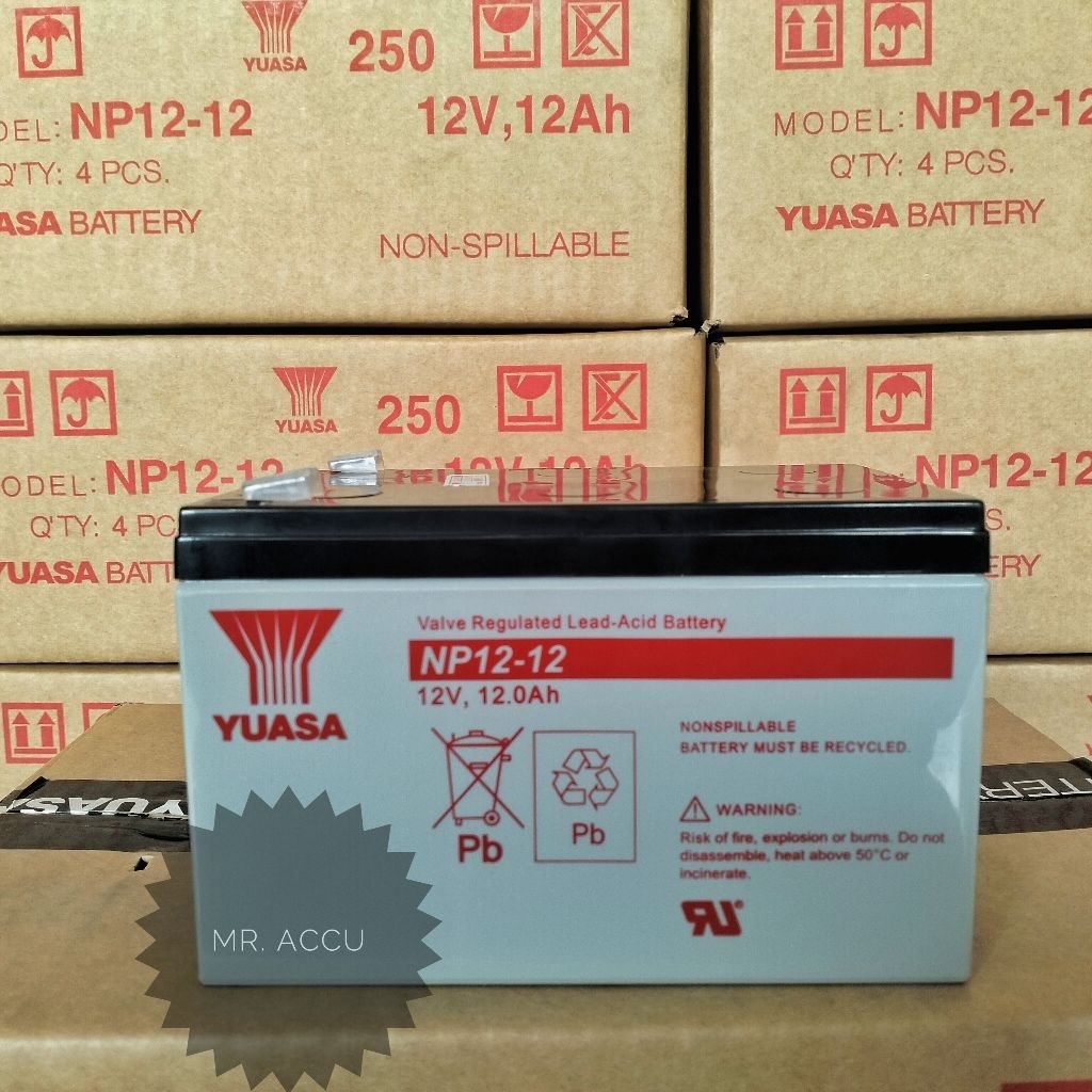 Aki Sepeda Listrik Selis 12v 12aH YUASA NP12-12