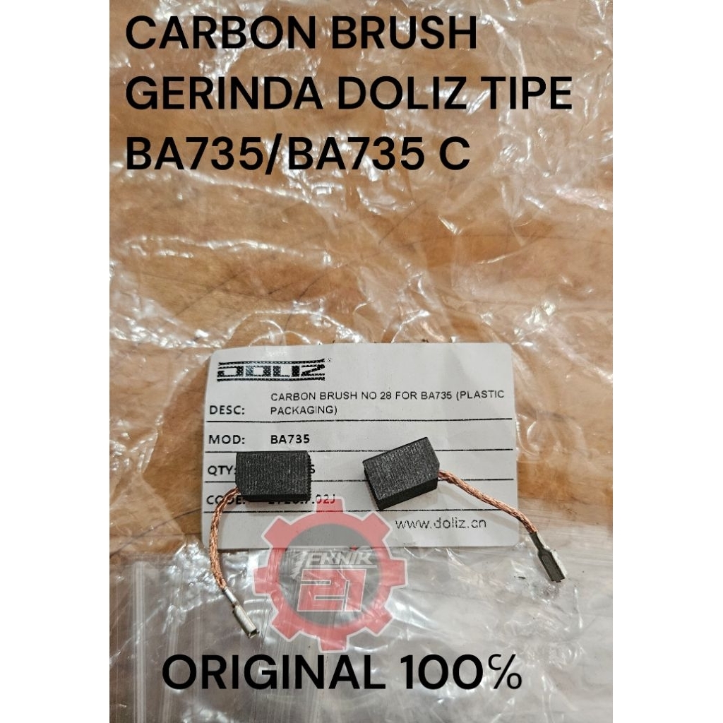 CARBON BRUSH GERINDA DCA BA735 BA735C BA730 ARENG GERINDA DOLIZ