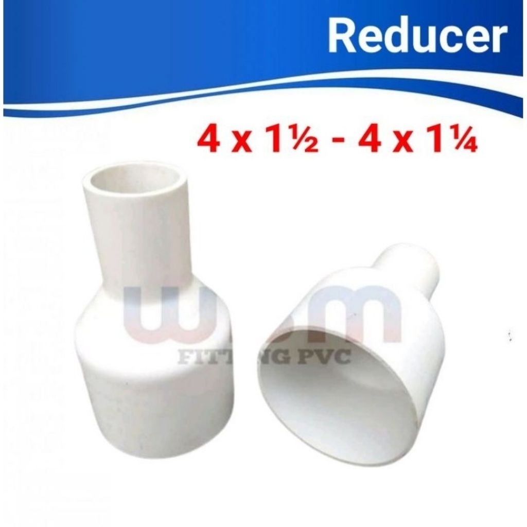 Reducer sok 4 x 1 1/2 inchi vlok sok 4 ke 1 1/2 dim