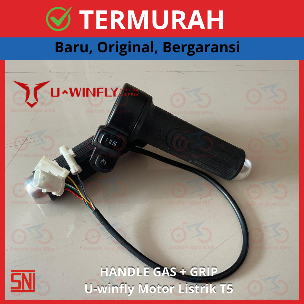 Handle Gas T5 / Grip Gas T5 Motor Listrik Uwinfly / Throttle Gas T5 Uwinfly / Sparepart Sepeda Listr