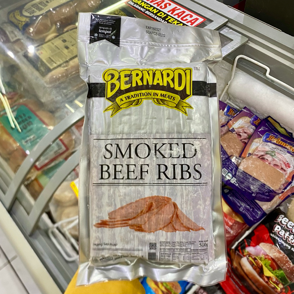 Bernardi Smoked Beef Ribs 500gr