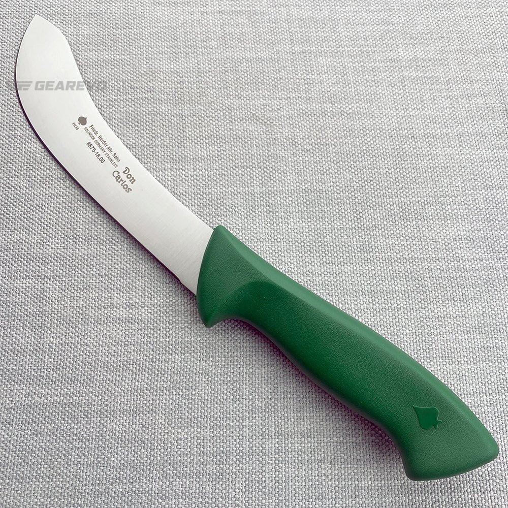 Friedrich Herder Pisau Cap Garpu Skinning Knife 8675 Stainless Steel Solingen Germany