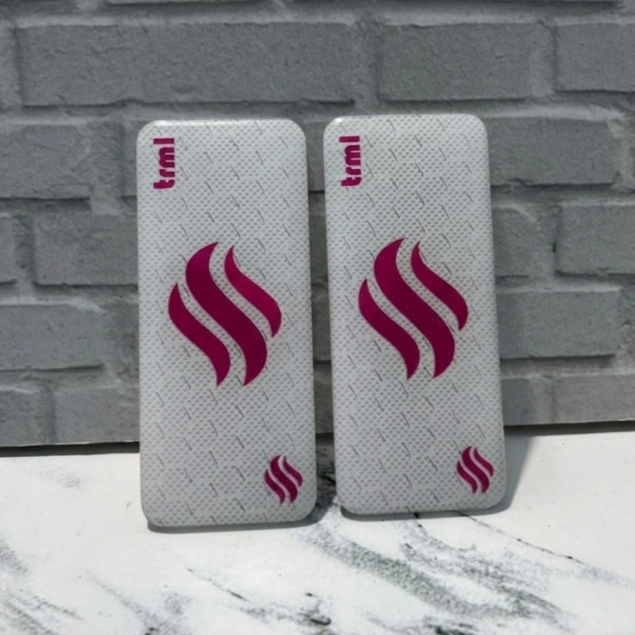 (Po) Acrylic Backdoor For T88 / T99 Motif Crbn Pattern White Logo Warna Pink Uv Print